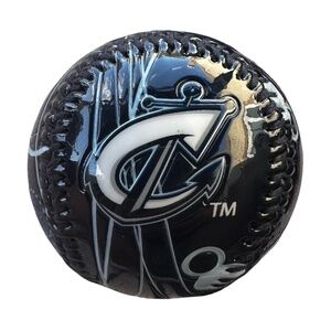 Columbus Clippers Baseball Ball Rowlings Navy Blue Gloss Souvenir Collectible